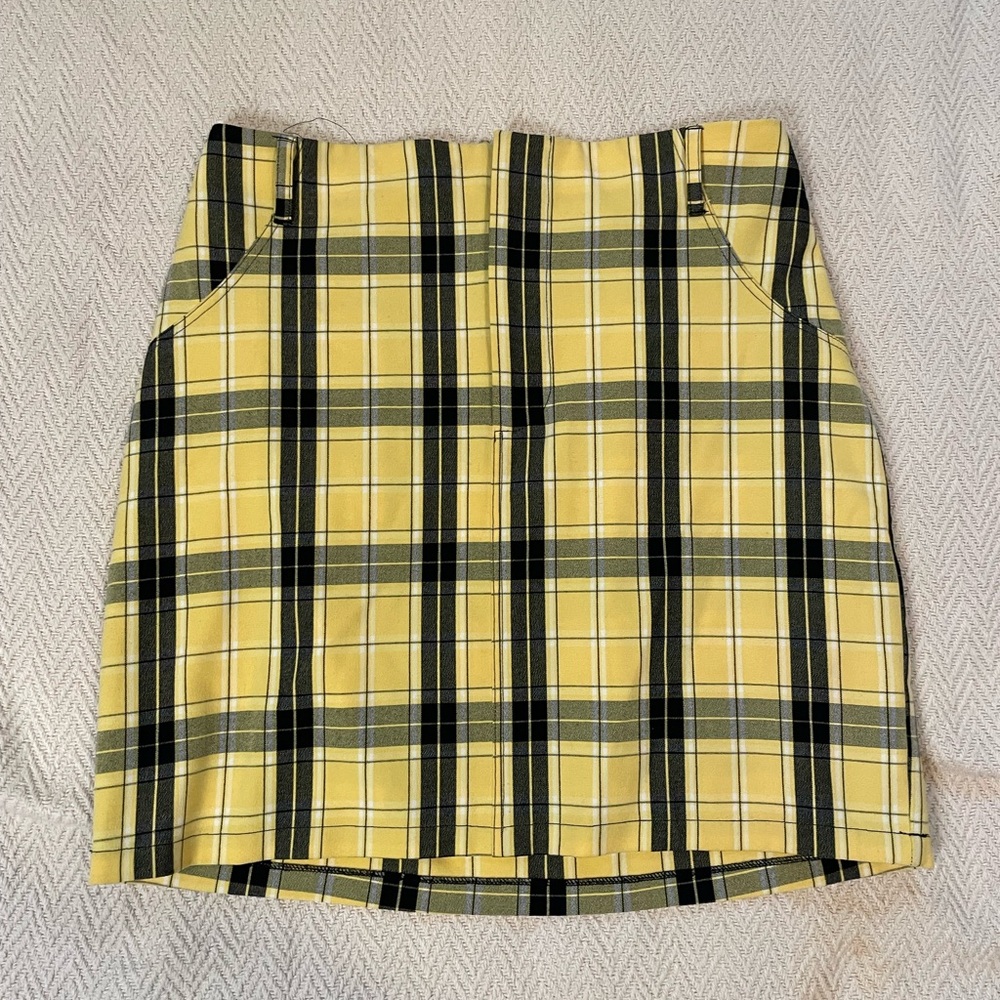 Hollister plaid skirt